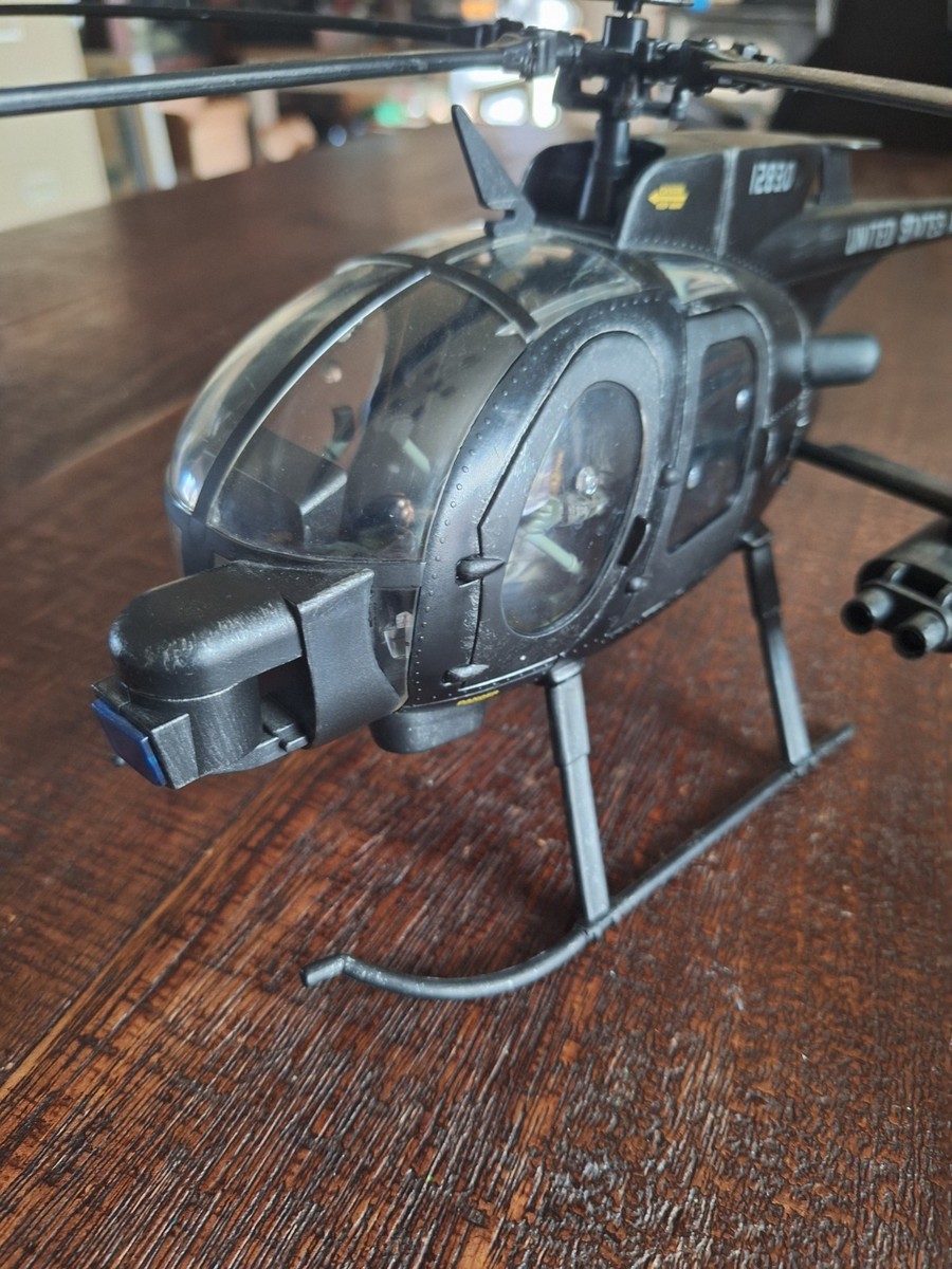 1:18 BBI Elite Force U.S Army Attack MH-6 Little Bird Night