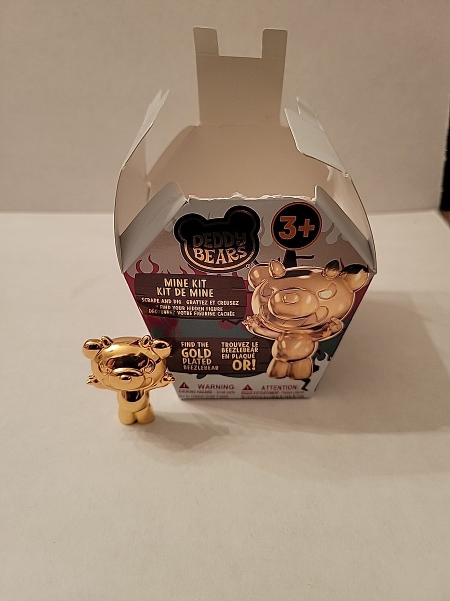 NEW Deddy Bears Mine Dig Kit FIGURE ONLY - Beezlebear Gold Rare