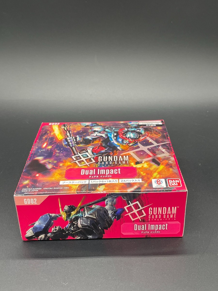 BANDAI Gundam Card Game Booster Box Dual Impact GD02 24 Packs Oct