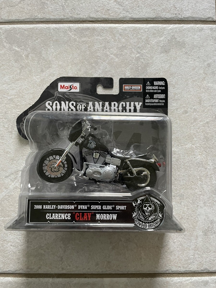 Maisto SONS OF ANARCHY “Clay” 2008 Harley Davidson 1:18 Scale