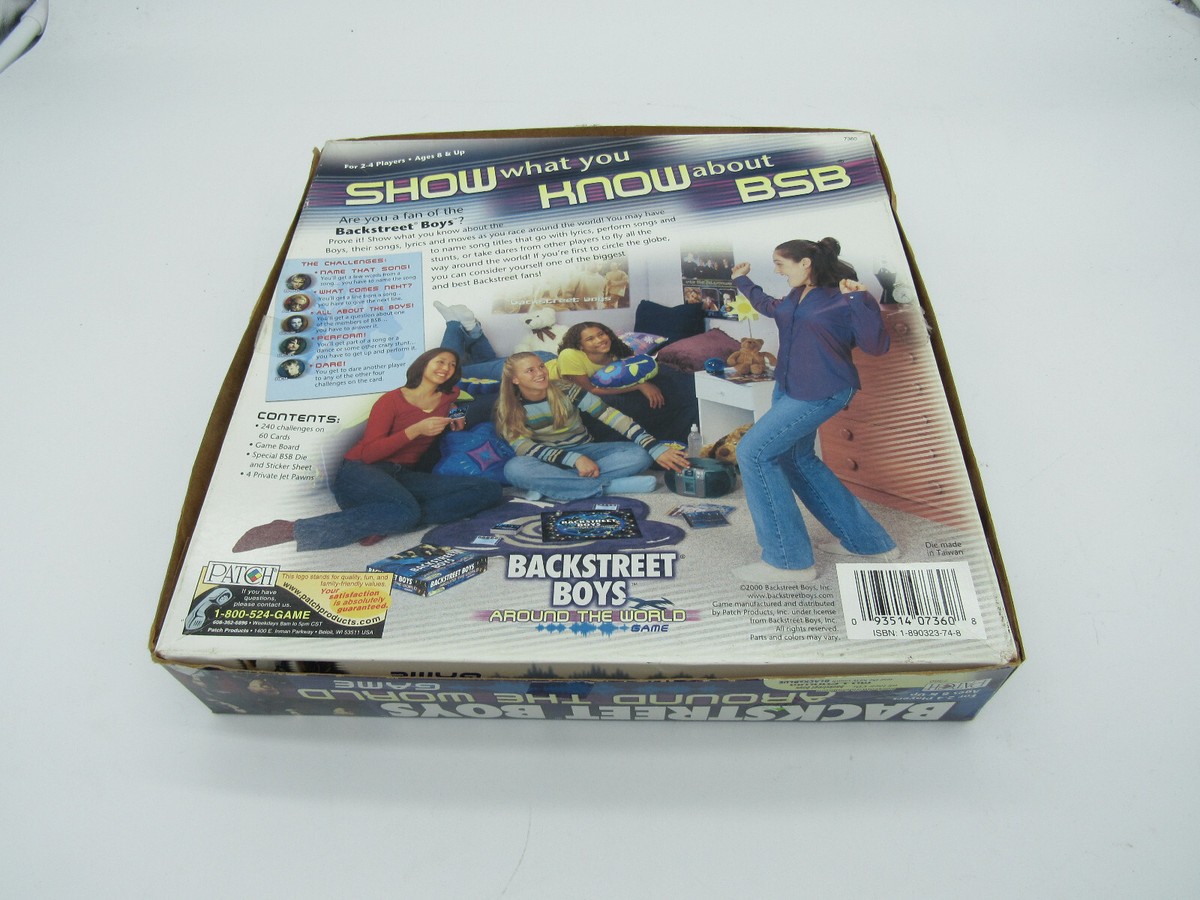 Back Street Boys BSB Around The World game (Patch, 2000) music boy