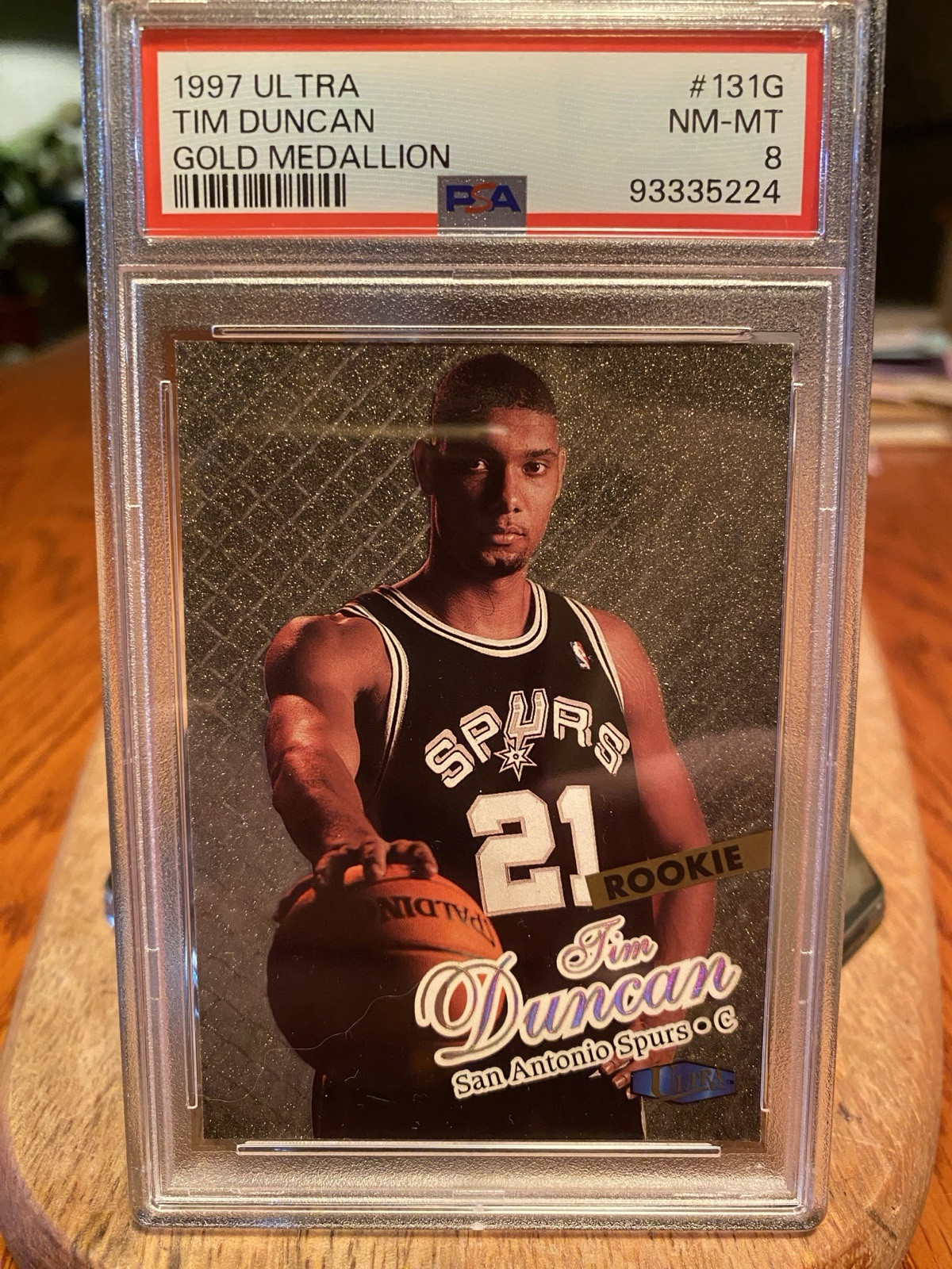 Tim Duncan 1997 Fleer Ultra #131G Gold Medallion Price Guide