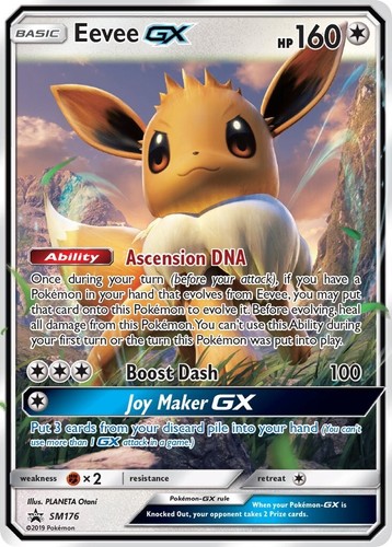 Pokemon Japanese Gym GX Start Battle Promo - Eevee 245/SM-P - PSA
