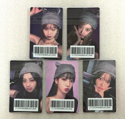 LE SSERAFIM Crazy Balaclava Ver. Official Double sided Weverse