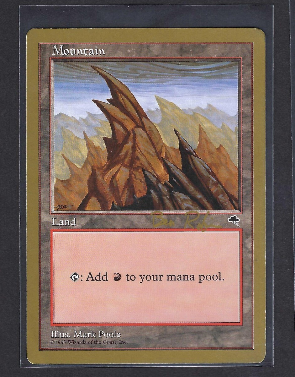 Mountain BR346 Ben Rubin World Championship Decks 1998 – MTG Magic