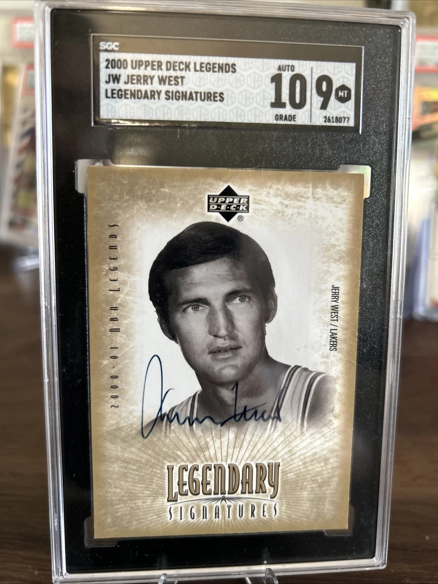 Upper Deck Jerry West Basketball Autographed Sports Trading Cards