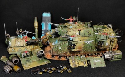 Warhammer 40k commission painted Astra Militarum Cadian Baneblade