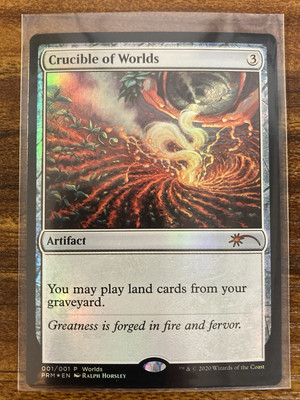 MTG✨CRUCIBLE OF WORLDS World Championship Promo FOIL✨MINT MYTHIC