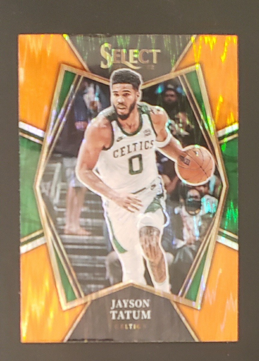 2021-22 Panini Select Premier Level Orange Flash JAYSON TATUM #172