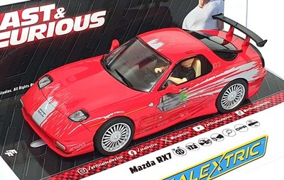 Scalextric 1/32 Scale Slotcar C4592 - Mazda RX7 Fast & Furious