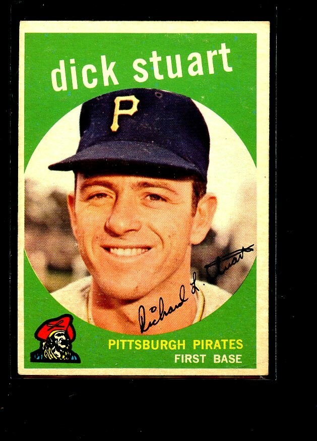 1959 TOPPS #357 DICK STUART PIRATES EX+ E06888 | eBay
