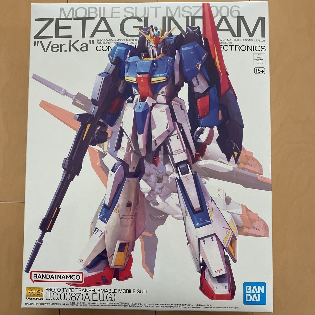 MG Z Gundam Zeta Gundam Ver.Ka 1/100 Mobile Suit Gunpla Model Kit