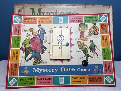 Mystery Date Board Game Vintage Complete Set Original 1965 Milton