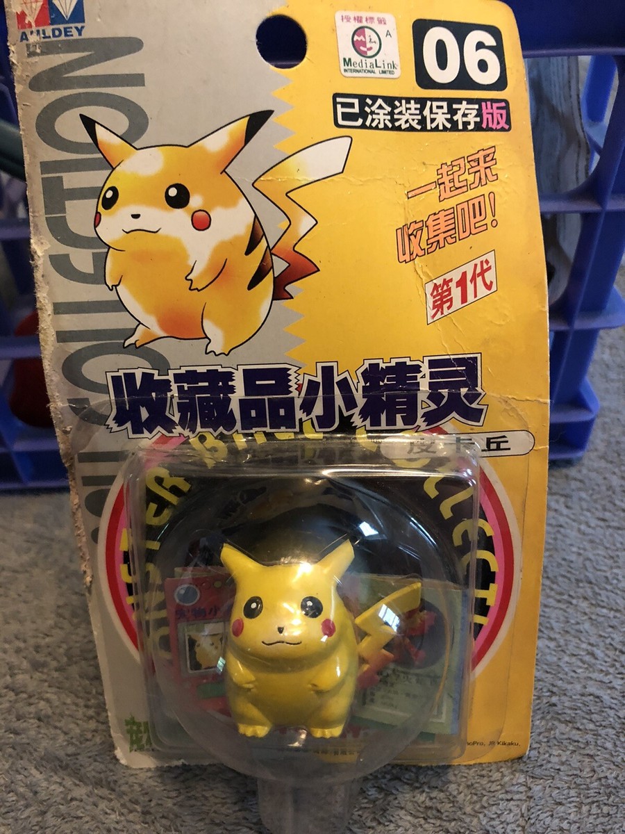 Pokemon Monster Collection figure # 06 Pikachu TOMY Retro Vintage
