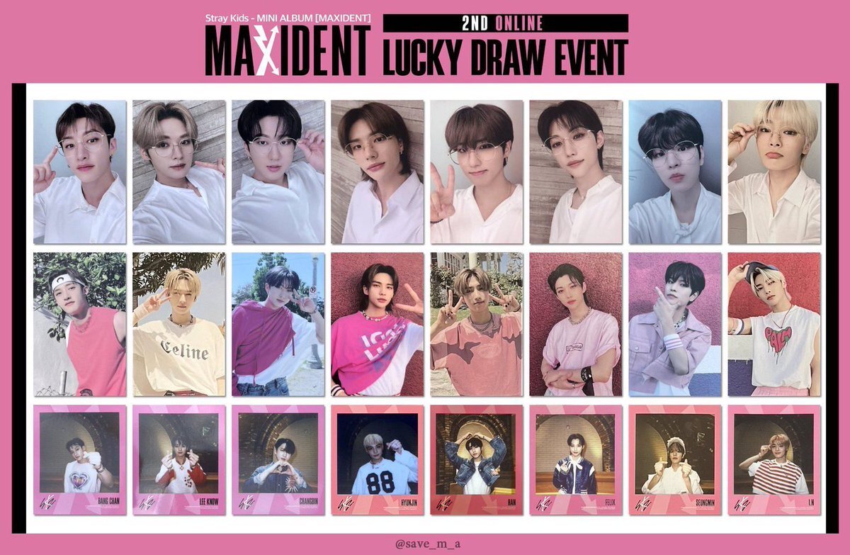Stray Kids 7th Mini Album Maxident SoundWave Lucky Draw Stray Kids