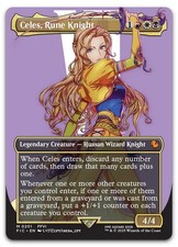 Celes, Rune Knight [Borderless Surge Foil] #209 Prices | Magic
