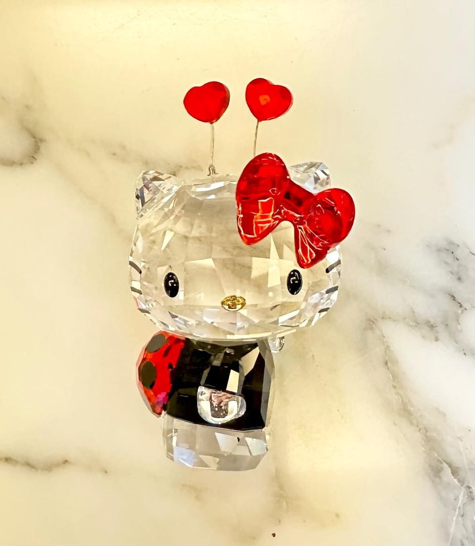 SWAROVSKI × Sanrio CRYSTAL HELLO KITTY Lady Bug RARE | eBay