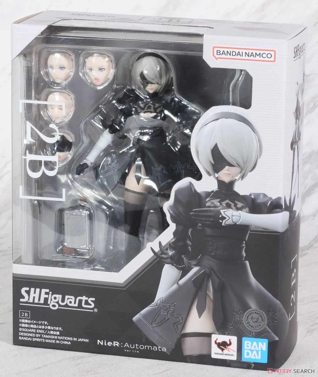 Original BANDAI S.H.Figuarts 2B NieR:Automata PVC Action Figure | eBay