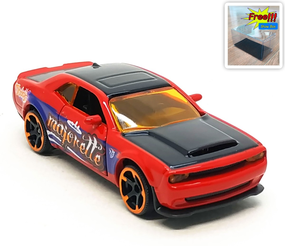 Majorette Dodge Challenger SRT Demon Series 11 Graffiti Red 1:66 3