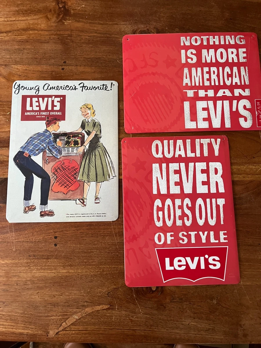 Levis Sign In Collectible Advertising Store Displays for sale | eBay