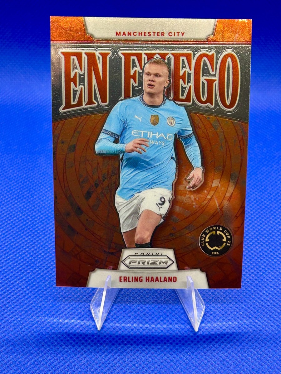 2025 Panini Prizm FIFA Club World Cup Erling Haaland En Fuego #19