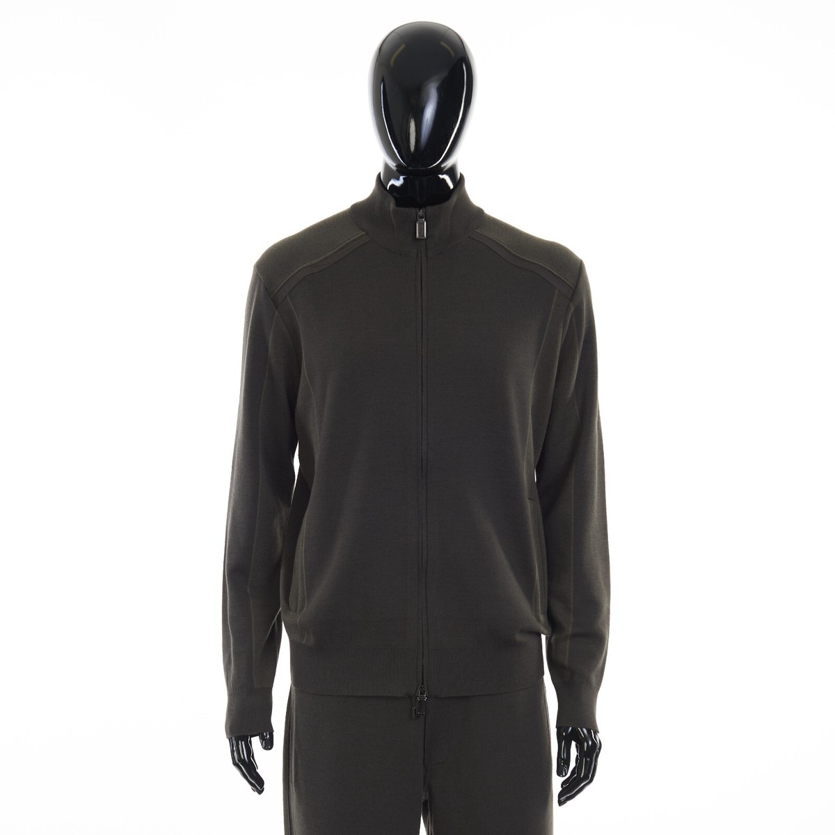 STEFANO RICCI 5650$ Full Zip Sweater Blouson - Silk & Wool