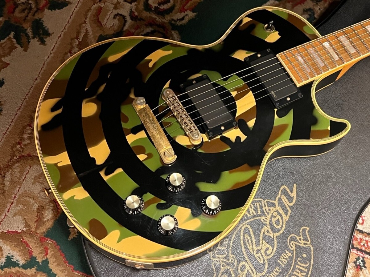 Gibson Zakk Wylde Bullseye Camo Les Paul Custom () 4.58kg G CLUB