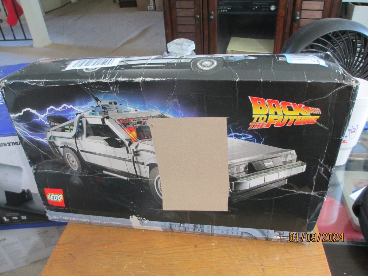 LEGO Back to the Future- The DeLorean (10300) New w/Damaged Box | eBay