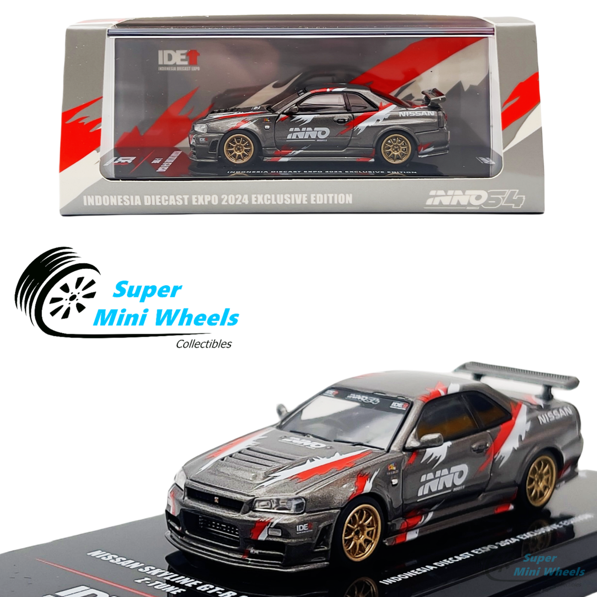 INNO64 1:64 Nissan GT-R R34 Z-Tune - 2024 IDE Exclusive | eBay