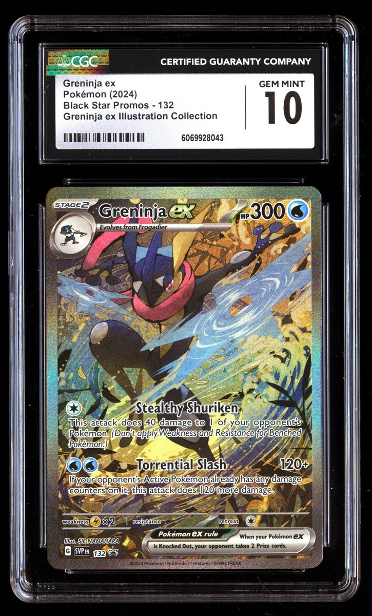 CGC 10 Greninja EX 132 Pok mon Black Star Promos 2024 English | eBay