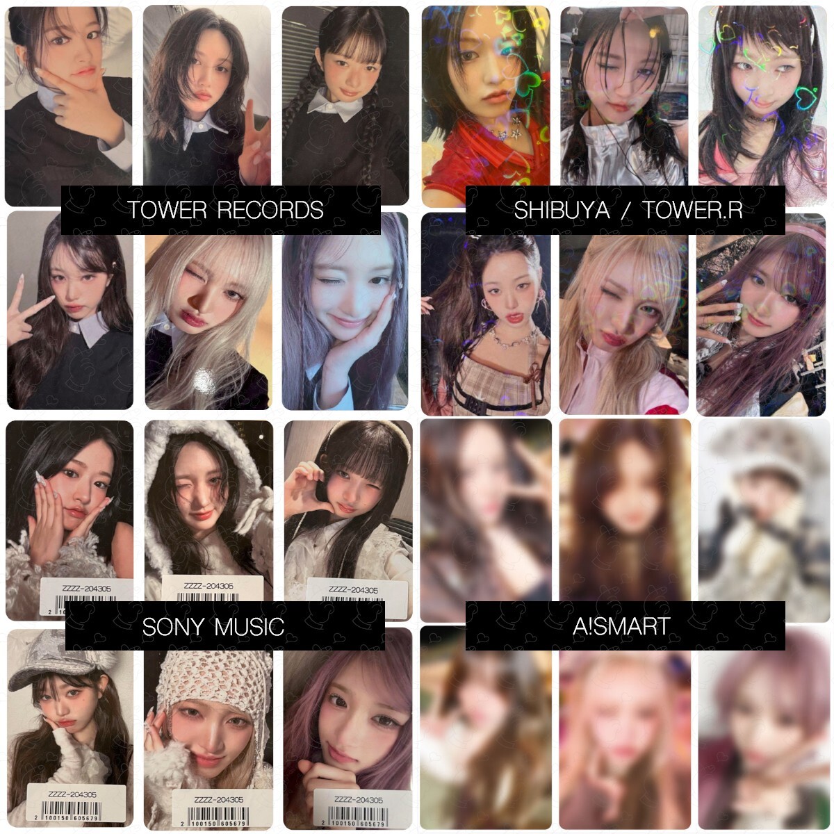 IVE EMPATHY JAPAN POB OFFICIAL PHOTOCARD SONY TOWER RECORDS A