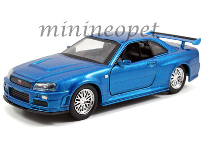 JADA 97185 FAST AND FURIOUS BRIAN'S 2002 NISSAN SKYLINE GT R R34 1