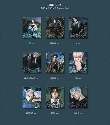 &TEAM BACK TO LIFE KR 1st Mini Album ROAR Ver/CD+5 Post Card+B