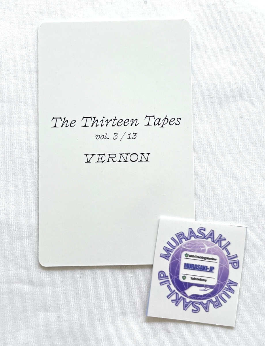 SEVENTEEN VERNON TTT vol. 3/13 The Thirteen Tapes Photocard ④ No