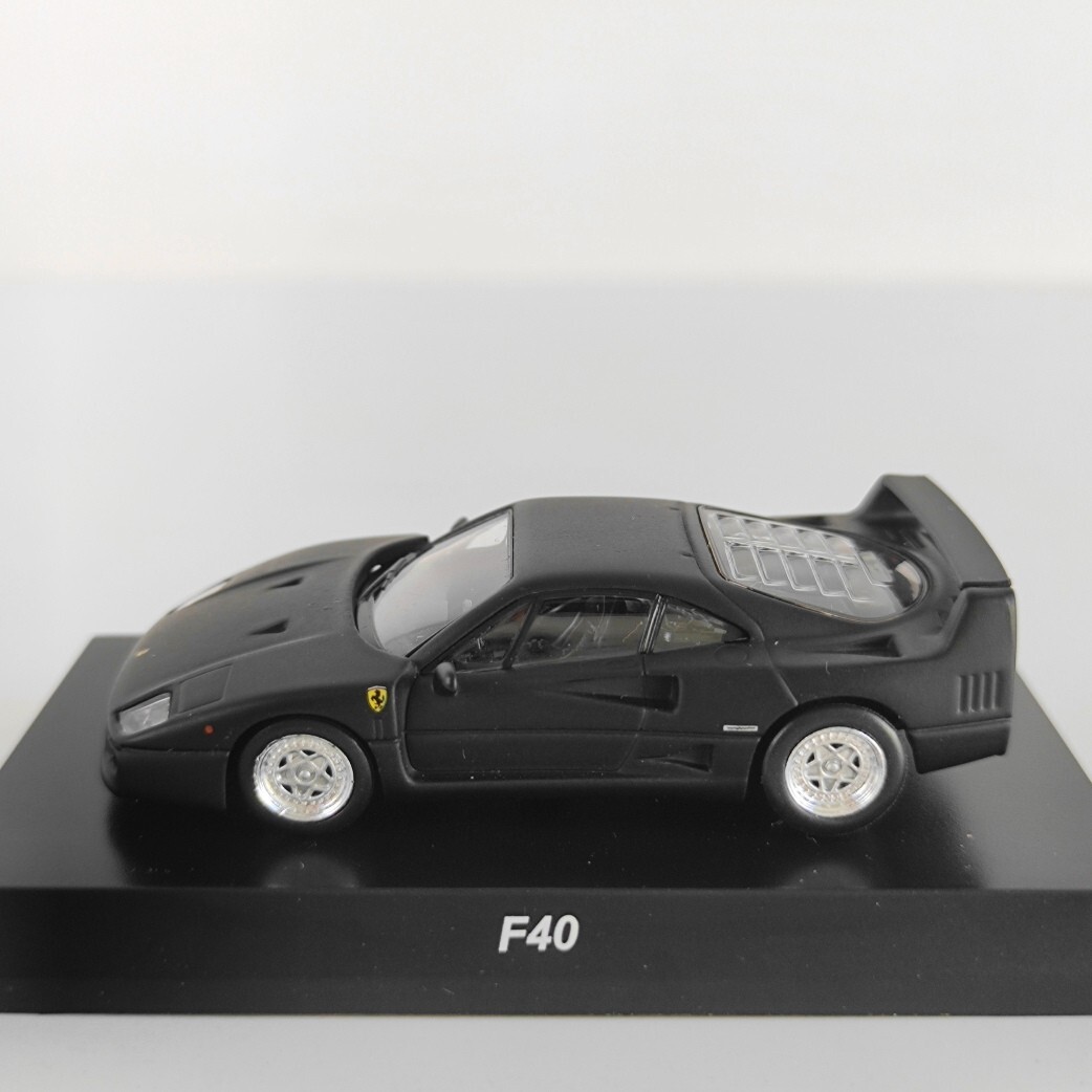 KYOSHO 1:64 Ferrari Minicar Collection VII FERRARI F40 BLACK