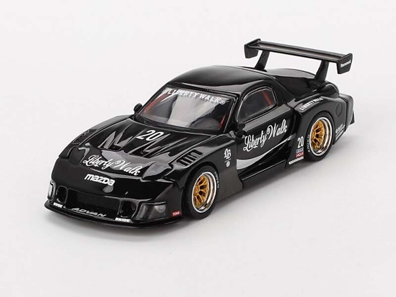 MAZDA RX-7 LB-Super Silhouette – Black Diecast 1:64 Scale Model