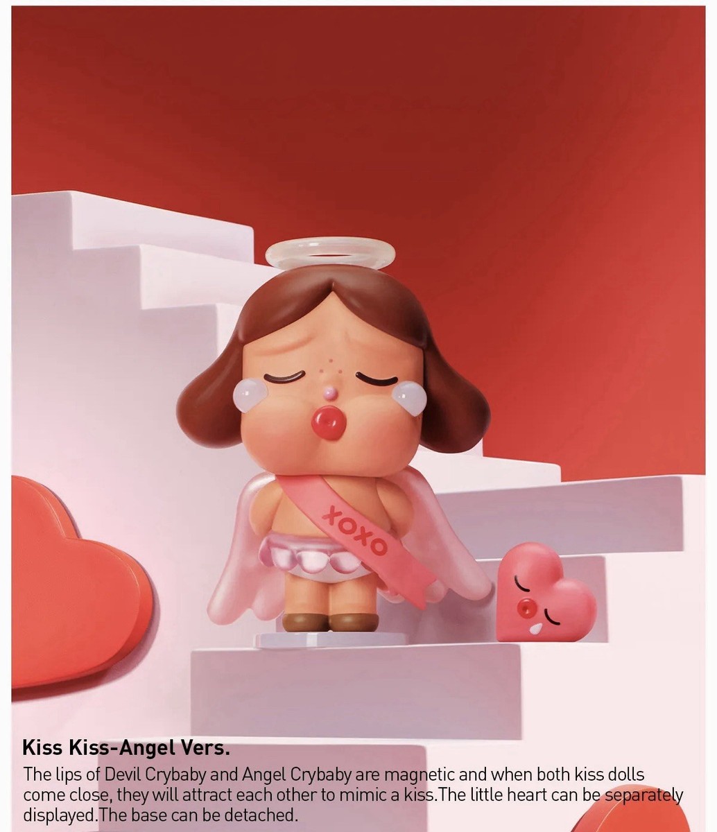 POP MART 🅰️AUTHENTIC CRYBABY Crying For Love Series [ Kiss Kiss