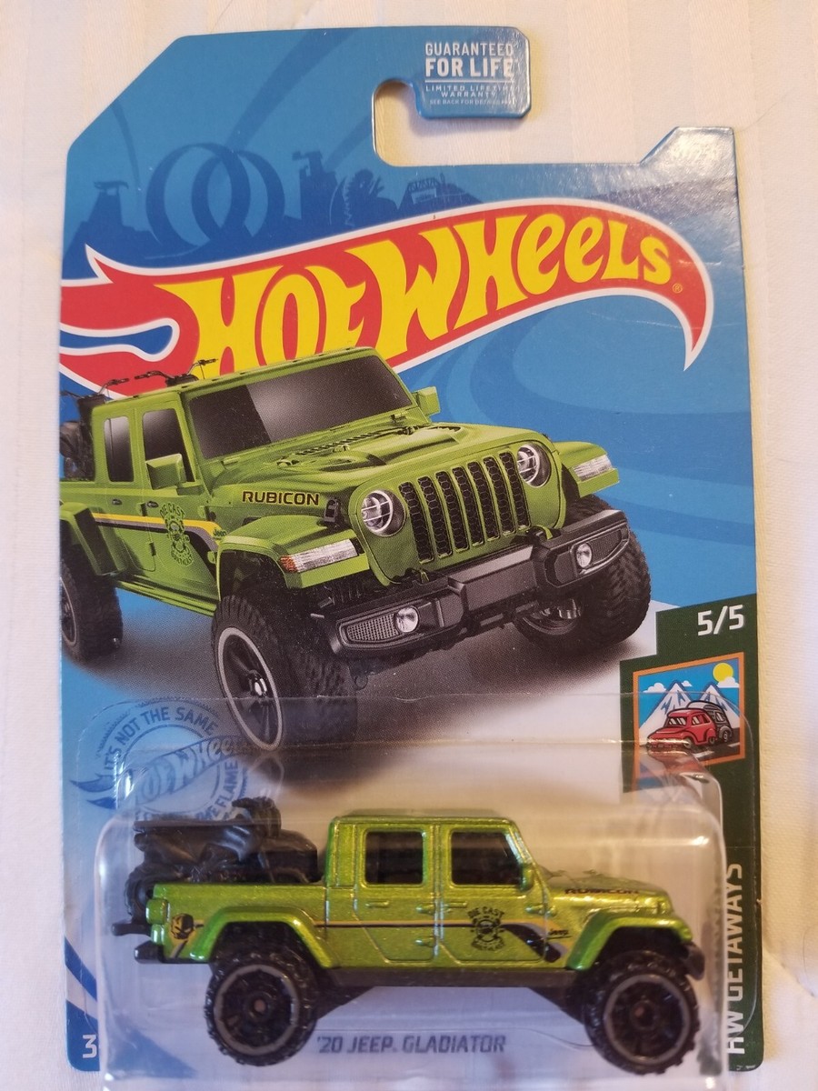 Hot Wheels '20 Jeep Gladiator Green 117/250 2021 HW Getaways 5/5