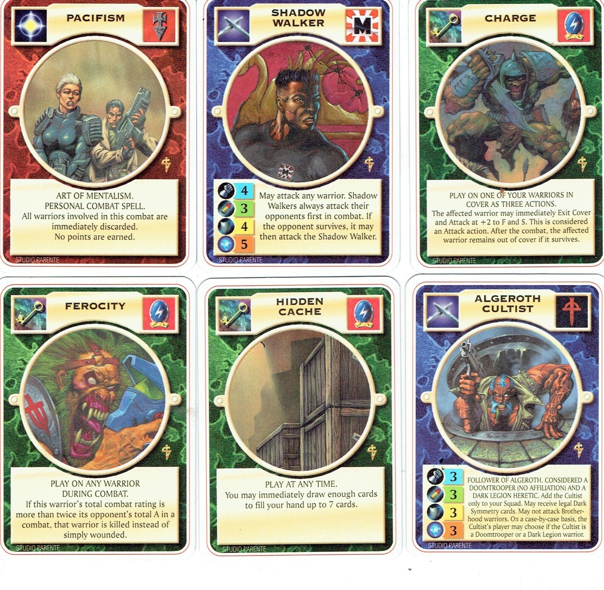 Single Card - Doomtrooper Inquisition CCG - You Pick! $1 Shipping