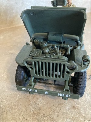 21st Century Toys 1:18 WWII US Army Willys Jeep w/ 50 Cal Machine