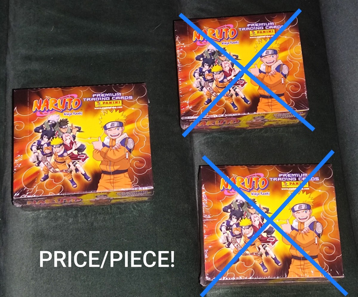 NARUTO PANINI 1 BOOSTER BOX 2002 -24 Packs Premium Trading Cards