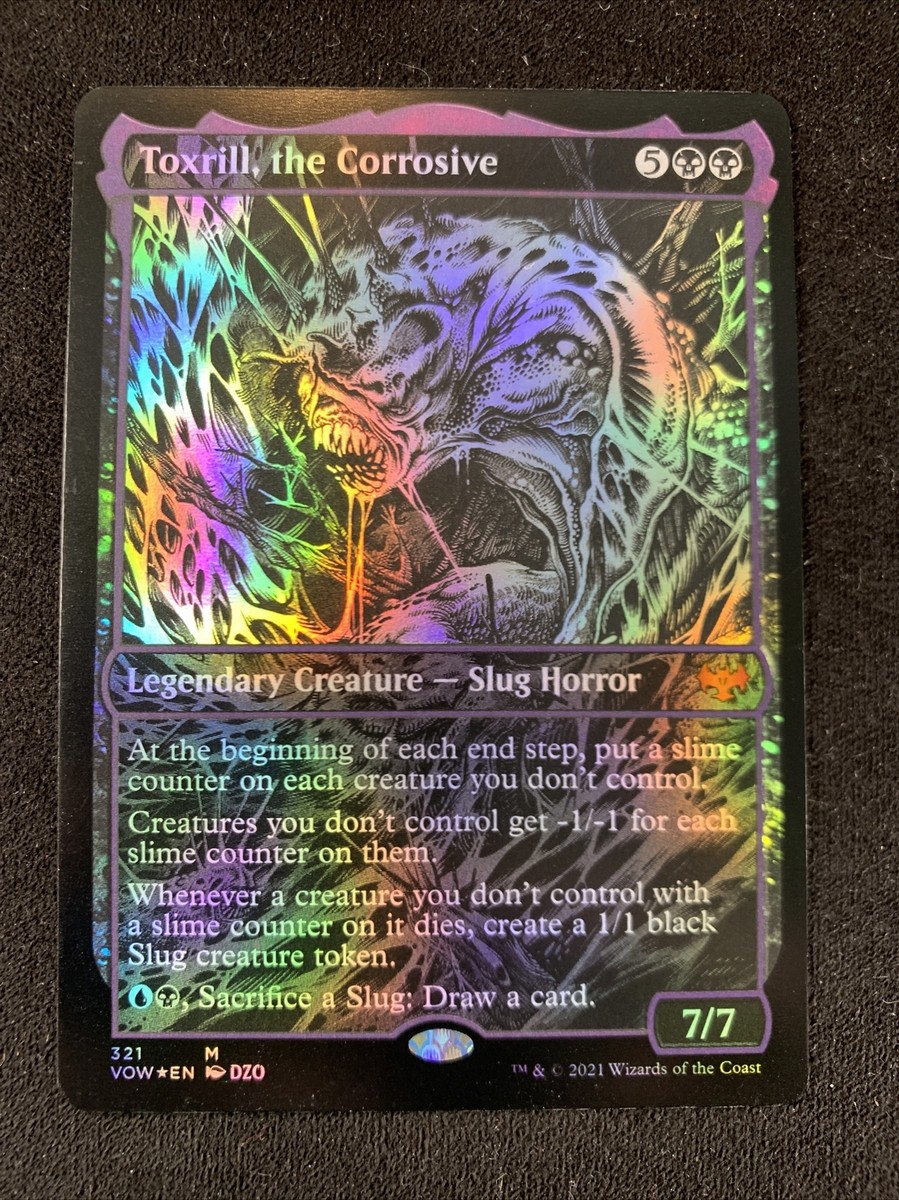 MTG Toxrill, the Corrosive VOW 321 Mythic NM SHOWCASE FOIL | eBay