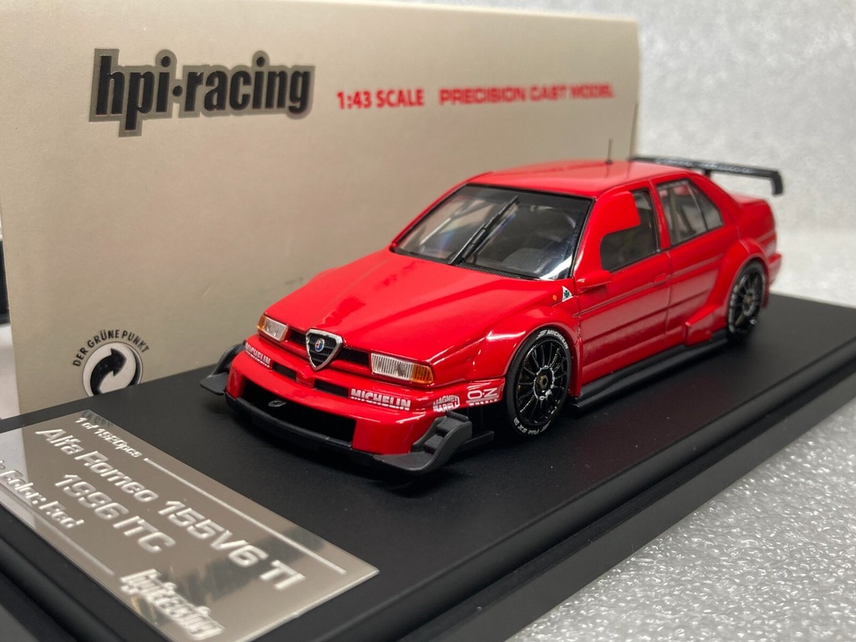 HPI Racing 1/43 8026 Alfa Romeo 155 V6 TI ITC Red Romu Special | eBay