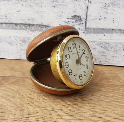 Collectible Vintage TOKYO Pocket Alarm Clock Antique Fully Working