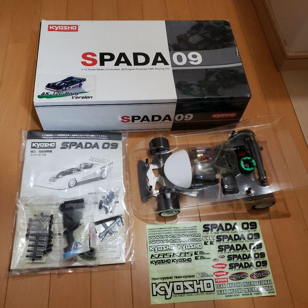 1/12 Kyosho Spada 09 Rc Car 2-Speed Never Run Nitro Engine On-Road