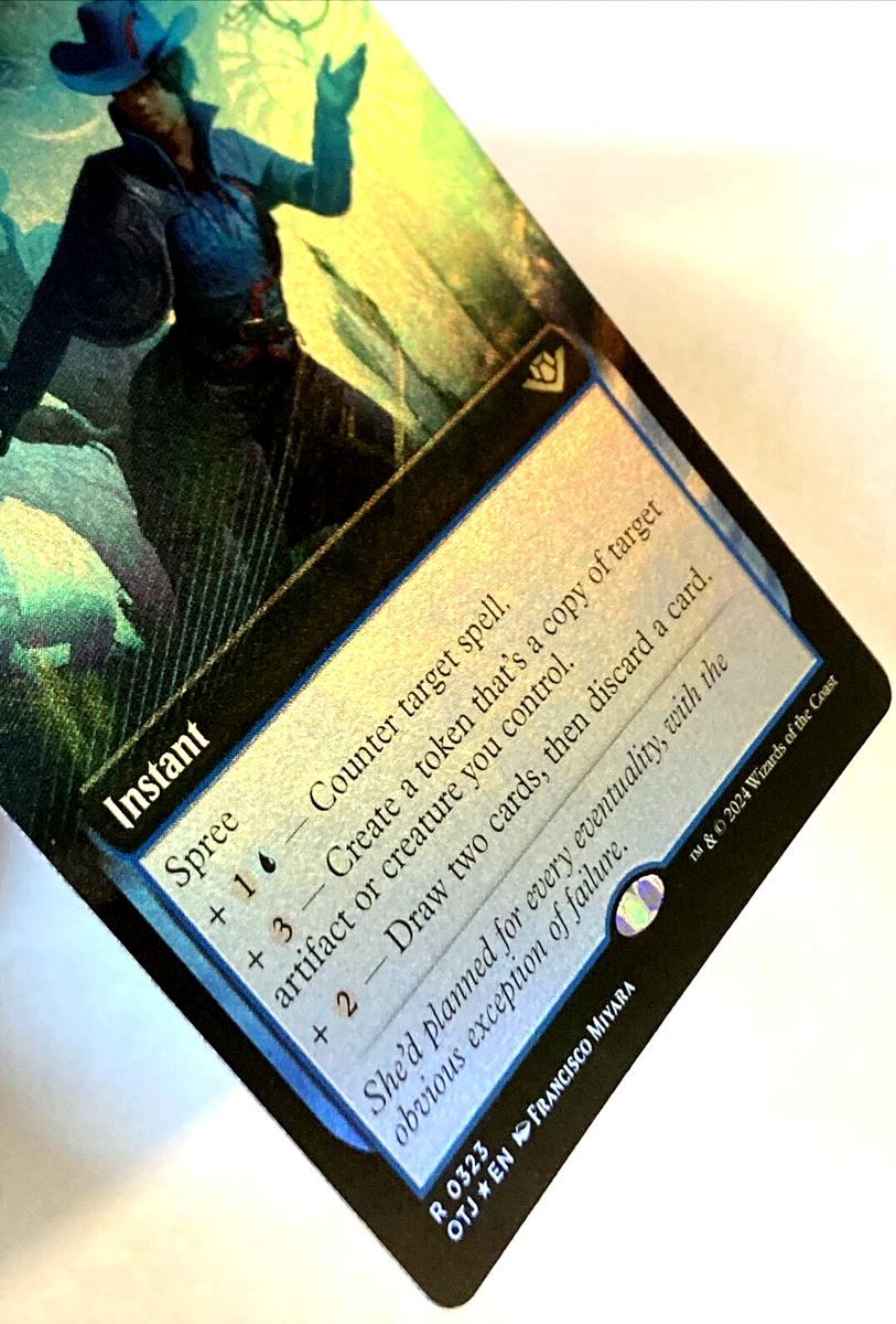 MTG Three Steps Ahead *EXTENDED ART FOIL* Outlaws of Thunder