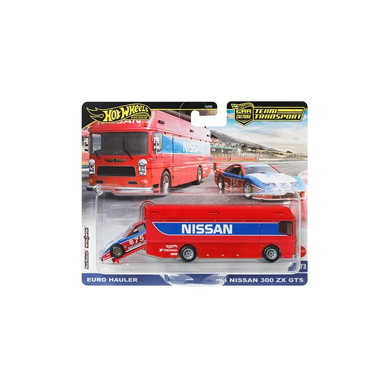 Hot Wheels 2024 Team Transport '94 Nissan 300 ZX GTS & Euro Hauler