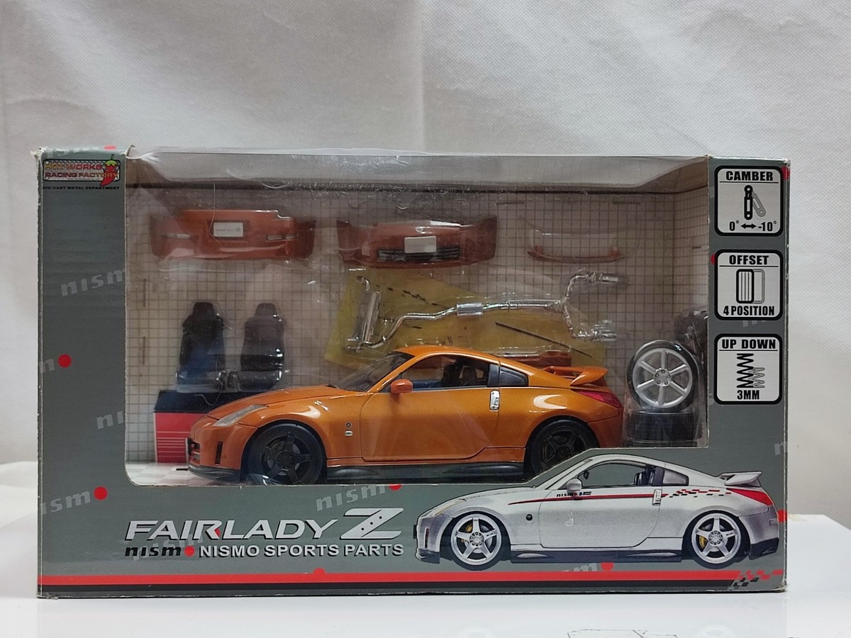 Hot works Racing 1/24 Nissan 350z Auto Pro Shop Rare Orange JDM