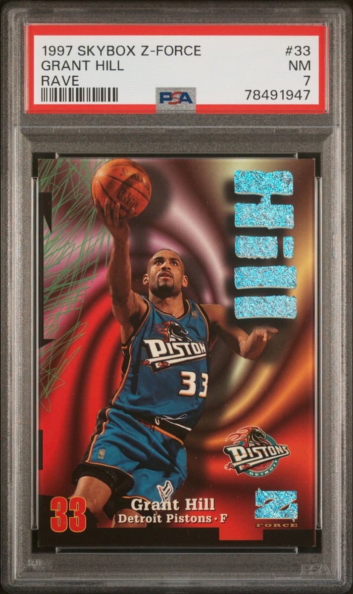 1997 Skybox Z-Force Rave Grant Hill #33 Numbered 391/399 eBay 1/1