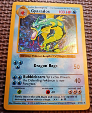 Gyarados [Shadowless] #6 Prices | Pokemon Base Set | Pokemon Cards